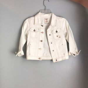 white denim jacket